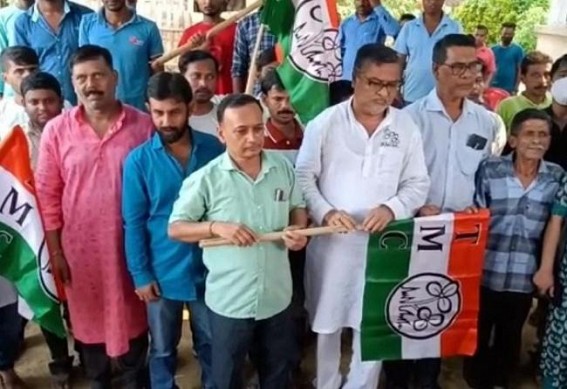 To solidify the Political ground, TMC continues ‘Pocket Joining’ programme in Tripura To solidify the Political ground, TMC continues ‘Pocket Joining’ programme in Tripura